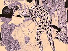 check out these vintage erotic illustrations from retro anime hentai 😍