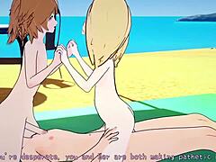 Ever see Chihiro and Hiyoko get naughty on the beach?