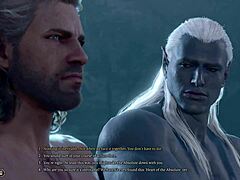 baldur's gate 3 naked playthrough includes gale romance gay sex scene with no mods