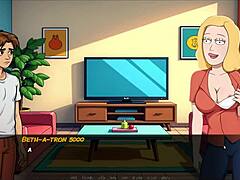 beth gets turned into a sexbot in portal porn parody hentai