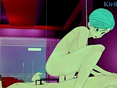 Bulma And Android 21 Fuck Intensely With Big Tits Creampie