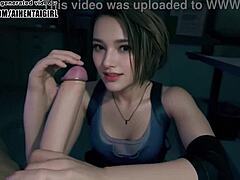 Resident Evil Jill Valentine Cosplay Handjob Uncensored Hentai
