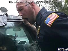 Two police officers TAKE ADVANTAGES of this black guy at work