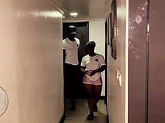 Big Booty Ebony Girl Takes Bbc While Alone At Home