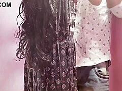 Acción grupal bangladeshi emotiva con joven adulta follando al estilo árabe