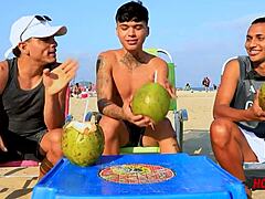 Fodendo nosso amigo monster cock group amateur teen 3 some pov fetish