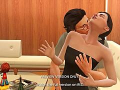 post ball game 3d hentai features naughty athletic sex in preview