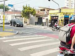 Rode the Bike and My Friend's Monster Cock!