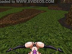 Slooter Hentai Game Pornplay Ep 1 The Futanari Barbarian Heroine Is Saving The Day By Fucking All The Monster Girls