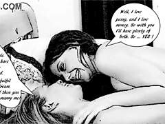 Imogene Gets The Widow In Softcore Cartoon Anime