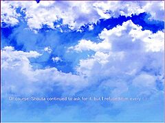 In Sobotoboku ep 4, he's watching her masturbate intently