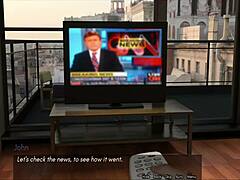 in this two weeks episode, the anime girl with big tits and ass gets erotic in 3d cartoon