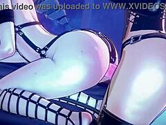 Petite Gamer Girl in 3D Hentai Blowjob Adventure Scene