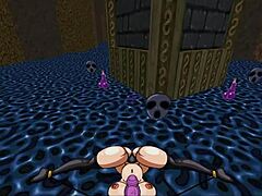 Slooter Hentai Game Pornplay Ep 1 The Futanari Barbarian Heroine Is Saving The Day By Fucking All The Monster Girls