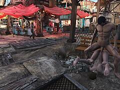 I explored the outdoor public fuck in Fallout 4 game