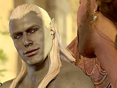 baldur's gate 3 naked playthrough includes gale romance gay sex scene with no mods