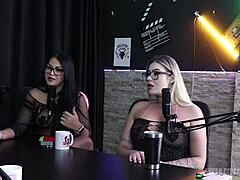 Gabe Spec and Gabi Tamiris in sheer red swing compilation