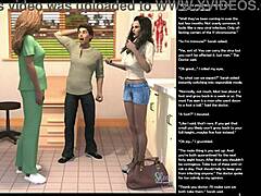 I love small gestures in 3d sex comics