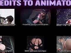 不浄なHMV PMV Arckomを3Dカートゥーンアニメヘンタイスタイルで見た