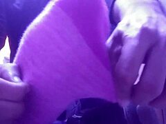 Showing New Pink Socks and Tired Feet!