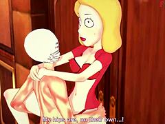 Beth Smith Engages in Hard Sex with Rick in 3D Cartoon Fantasy
