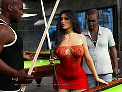 Η Anna σε συναρπαστική στοργή με διπλή διείσδυση από μεγάλα μαύρα πούτσα σε 3D καρτούν hentai παιχνίδι