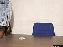 Ebony Babe Gets Fucked Outdoor In Striptease!