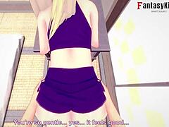 Hey, check out Ino Yamanaka's big tits getting titjob and fucked by Naruto in this sexy anime hentai 😏