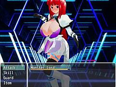 girl b hero fights monster lord