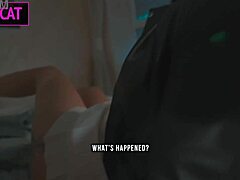 Stiefmutter kommt ohne Höschen von Party zurück, also nimmt Stiefsohn sie im gemeinsamen Bett bis zur Entladung drinnen.