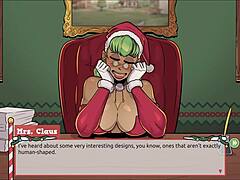 Discover Claus's secret surprise in this Christmas hentai game episode with a naughty elf and sexy Santa wife