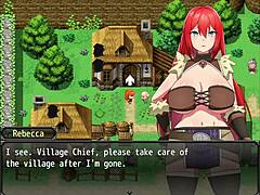 red-haired girl rescues her loved boy from bandits in rebecca and the sword of nasty curses part 1 😊