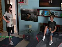 A wife and stepmother share emotional moments in this anime hentai series.