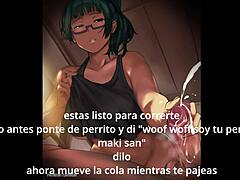 Miért dominálja Maki Zenin így téged femboy sissy joi-ban spanyolul?