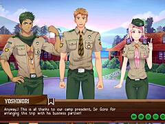 Iniciando episodio de playa en Camp Buddy en ruta de Yoichi, parte 09