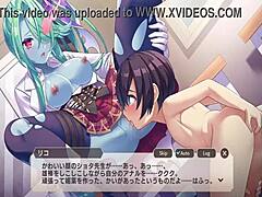 Rich girl masturbates during cunnilingus in Monster Girl TDX