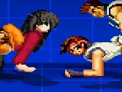 yuri and rin explore their game anime hentai world