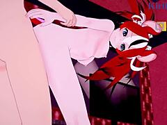 Hakos Baelz And Nanashi Mumei In Intense Hentai Sex Scene.