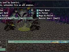 horny adventurer karen gets aroused by stinky man smell.