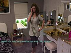 A wife and stepmother share emotional moments in this anime hentai series.