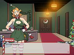 Discover Claus's secret surprise in this Christmas hentai game episode with a naughty elf and sexy Santa wife