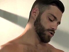 Firefighter Plumber Fucks in Bar Bathroom