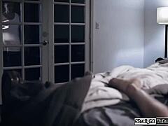 Stepson demands to fuck both his stepmoms in a wild group session with deepthroat and oral action.