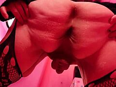 Bbw Tranny Rides Cock And Dildos Creamy Ass In Pov Close-Up!