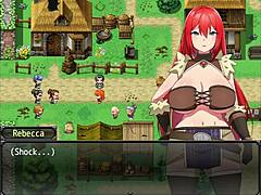 red-haired girl rescues her loved boy from bandits in rebecca and the sword of nasty curses part 1 😊