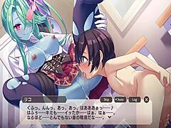 Rich girl masturbates during cunnilingus in Monster Girl TDX