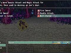 horny adventurer karen gets aroused by stinky man smell.