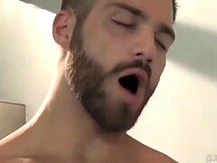 Firefighter Plumber Fucks in Bar Bathroom