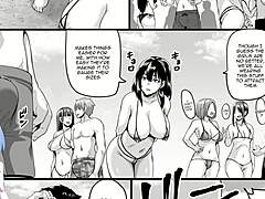 Ferie på stranden blev vild med anime hentai sex på ferie 😏🏖️