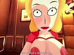 Beth Smith Engages in Hard Sex with Rick in 3D Cartoon Fantasy